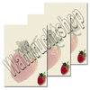 Motivpapier Erdbeere