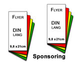 Sponsorenflyer div Größen