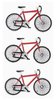 CREApop® Sticker Fahrrad, 3 Aufkleber