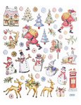 Design Sticker Weihnachten, 1 Bogen 15 x 16,5cm