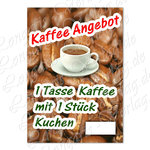 downloadfiler Kaffe og kage Tilbyd Posters på tysk