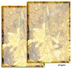 "Gelbe Blüte" Motivpapier