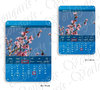 Mandel blomma, Årskalender, ändlös kalender