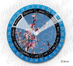 Mandel blomma, Årskalender, ändlös kalender