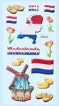 Softy Sticker Niederlande, 1 Bogen ca. 9,5x18cm
