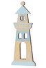 CREApop® Leuchtturm aus Holz, ca. 9,5 cm