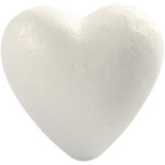 Hjerter af styrofoam 8 cm