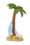 Palme med surfbræt  7 cm x 15 cm